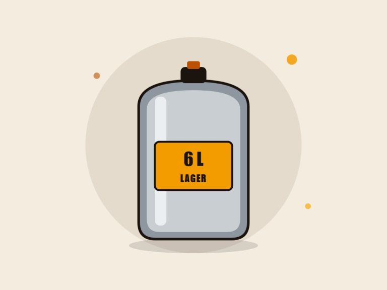 Barril de cerveza para tirador: ilustración
