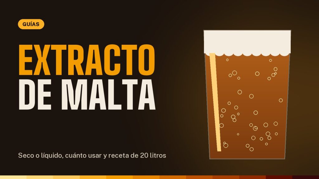 Extracto de malta: qué es, seco o líquido y cuánto usar