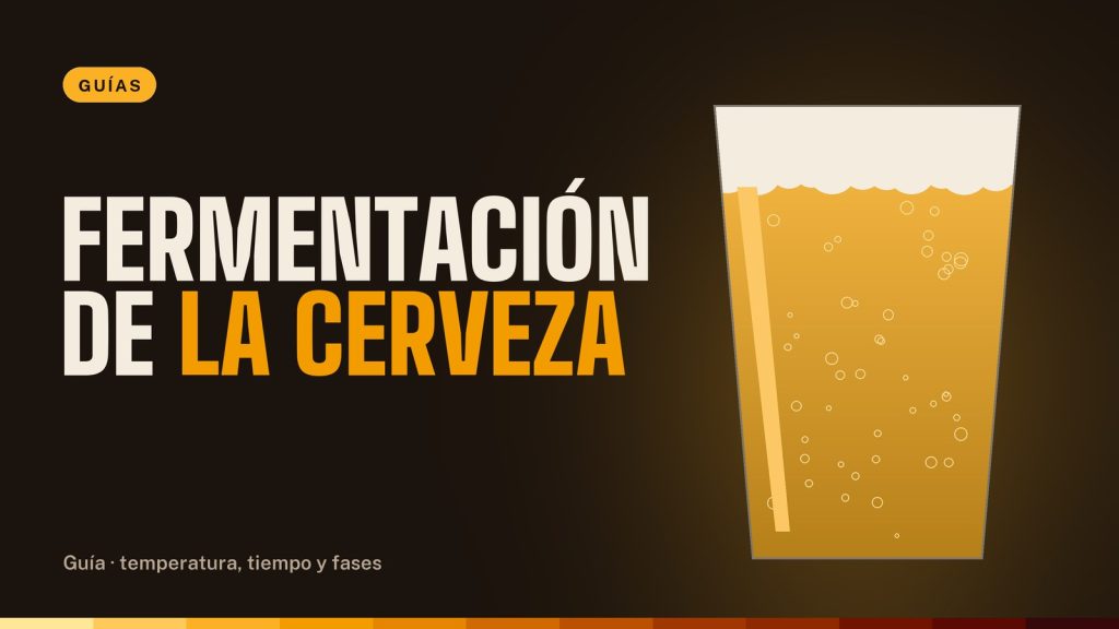 Fermentación de la cerveza: temperatura y tiempo