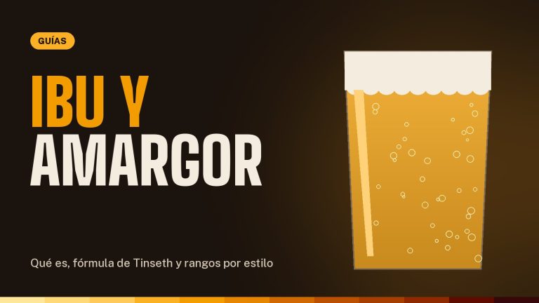 IBU de la cerveza: qué es y cómo calcular el amargor