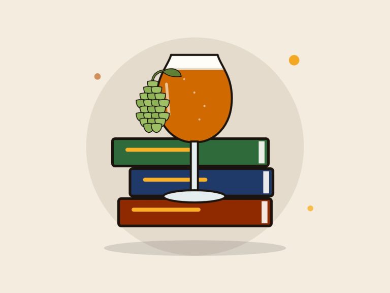 Libros sobre cerveza: ilustración