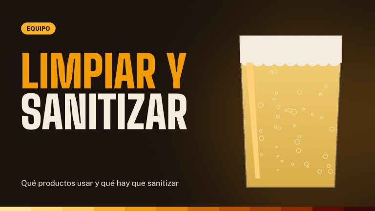 Cómo limpiar y sanitizar el material para hacer cerveza