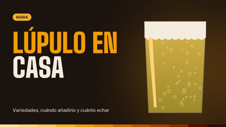 Lúpulo para cerveza casera: variedades y cuándo añadirlo