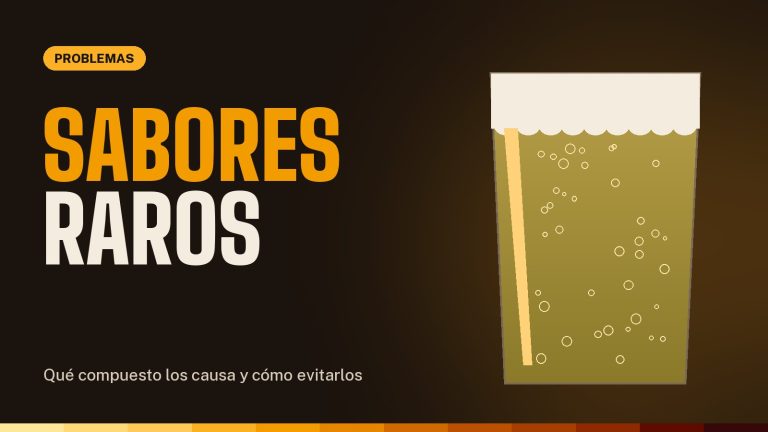 Sabores raros en la cerveza casera: diacetilo, acetaldehído y compañía