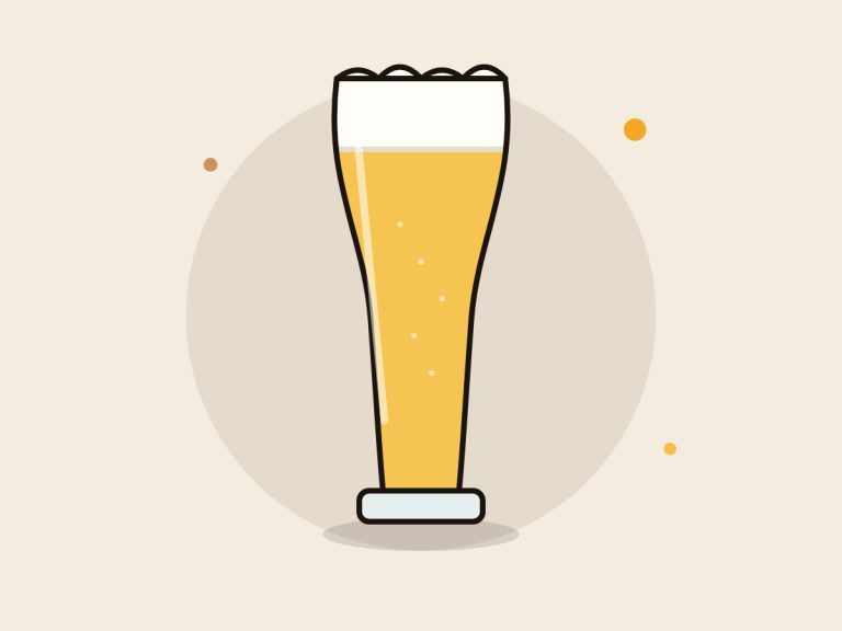 Vaso de trigo (weizen): ilustración